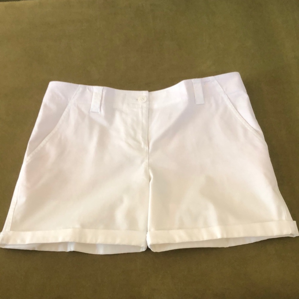 Tommy Bahama White Cotton 5-inch Shorts